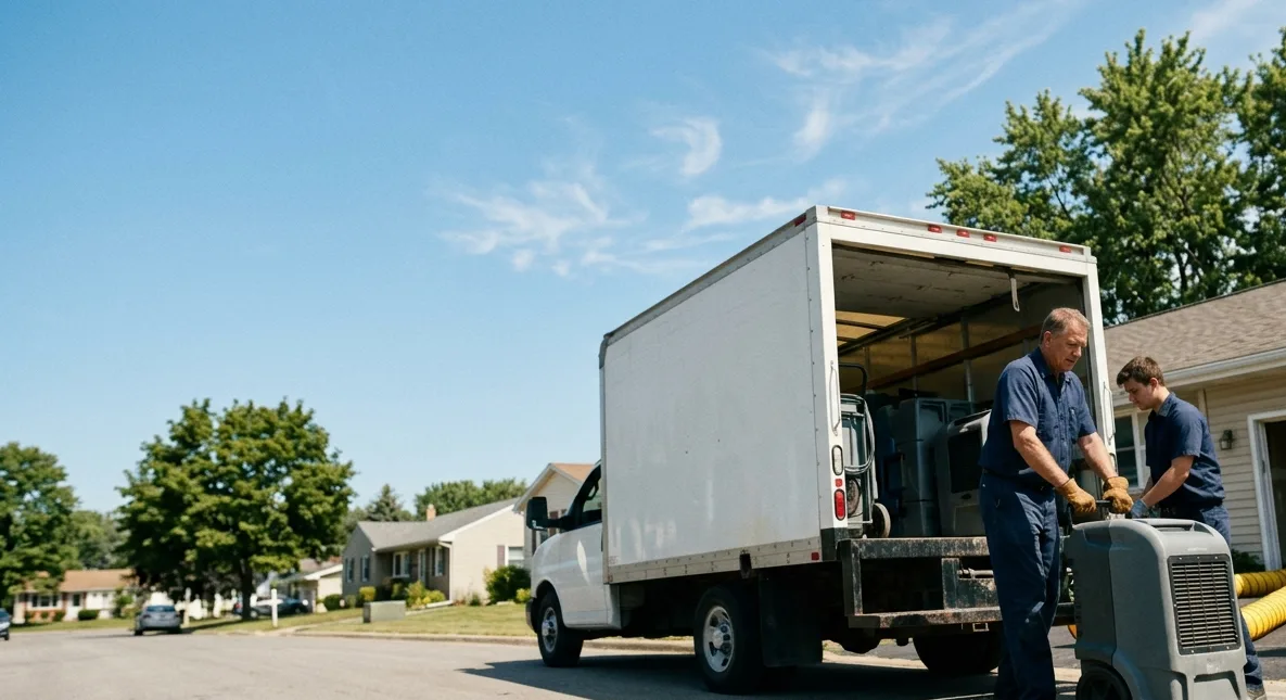 Water Damage Cleanup in Christiansburg, OH near me